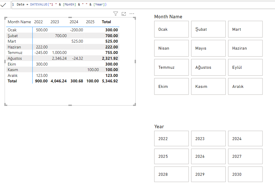 Solved: Slicing a table by Month and Year From Same Date T ...