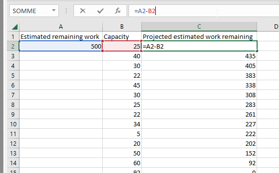 Questions about creating a column with projected v... - Microsoft ...