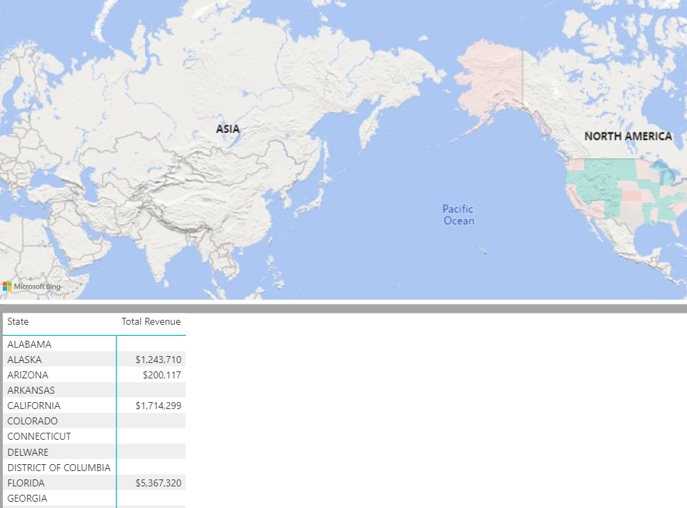 Filled Maps, how to get locations with null value ... - Microsoft ...