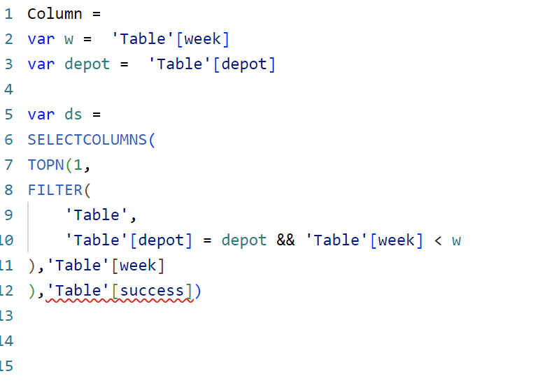 Solved: Week on week values - Microsoft Fabric Community