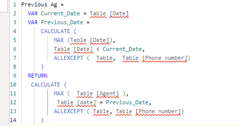 Solved: To show previous value based another column in DAX - Microsoft ...