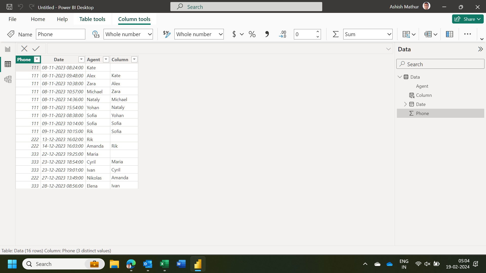 Solved: To show previous value based another column in DAX - Microsoft ...