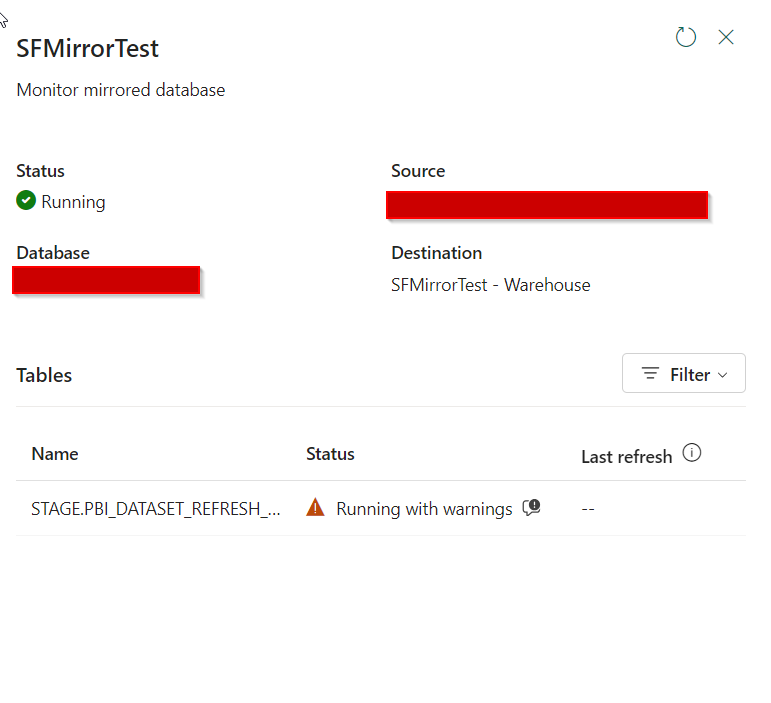 Solved: Mirroring Snowflake - Microsoft Fabric Community