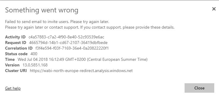 Sharing power bi report using an email address - Microsoft Fabric Community