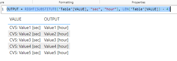 How to Delete and change the text in the Columns - Microsoft Fabric ...