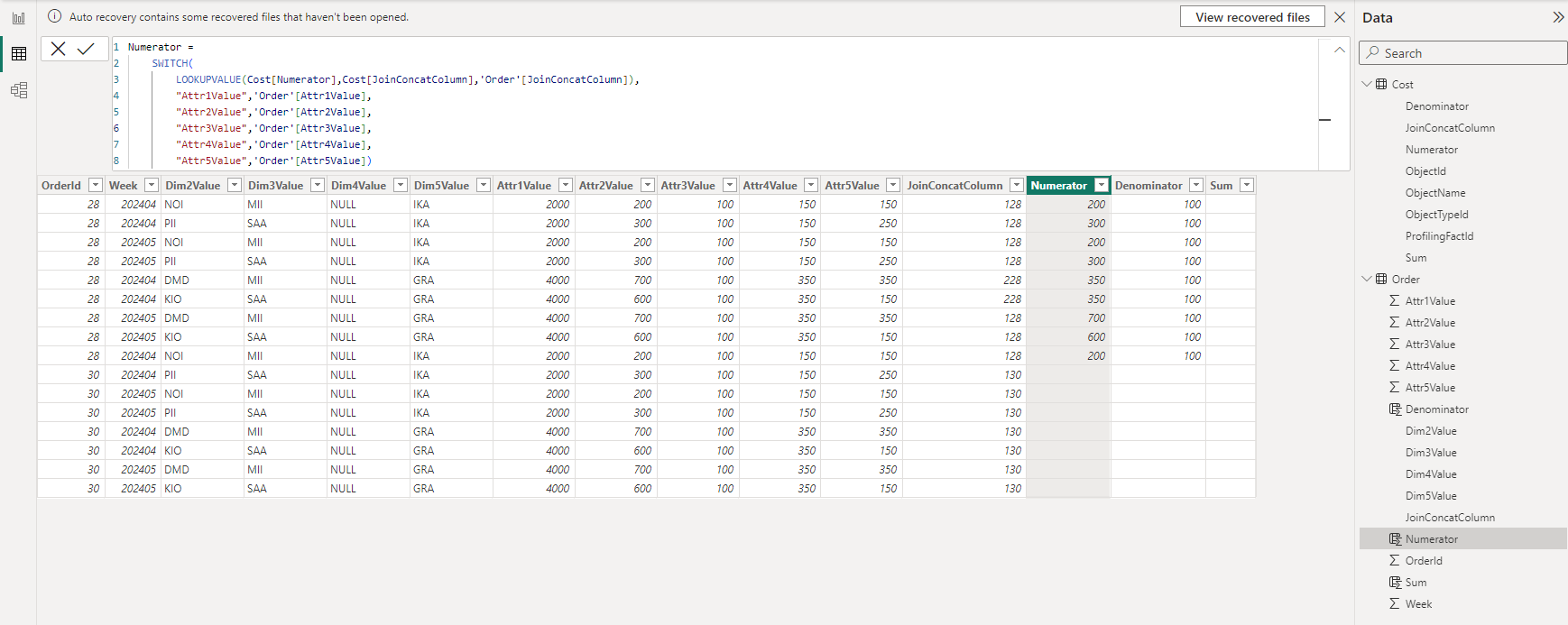 Solved: Finding value based on Column header and a column ...