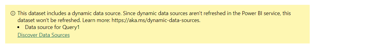 dynamic data sources aren't refreshed in the Power... - Microsoft ...