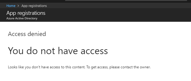Solved: App Registration in Azure - Microsoft Fabric Community