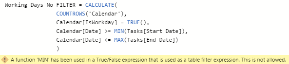 Solved: calculate number of working days between 2 dates - Microsoft ...