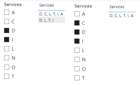 Filter based on multiple selection in the slicer w... - Microsoft ...