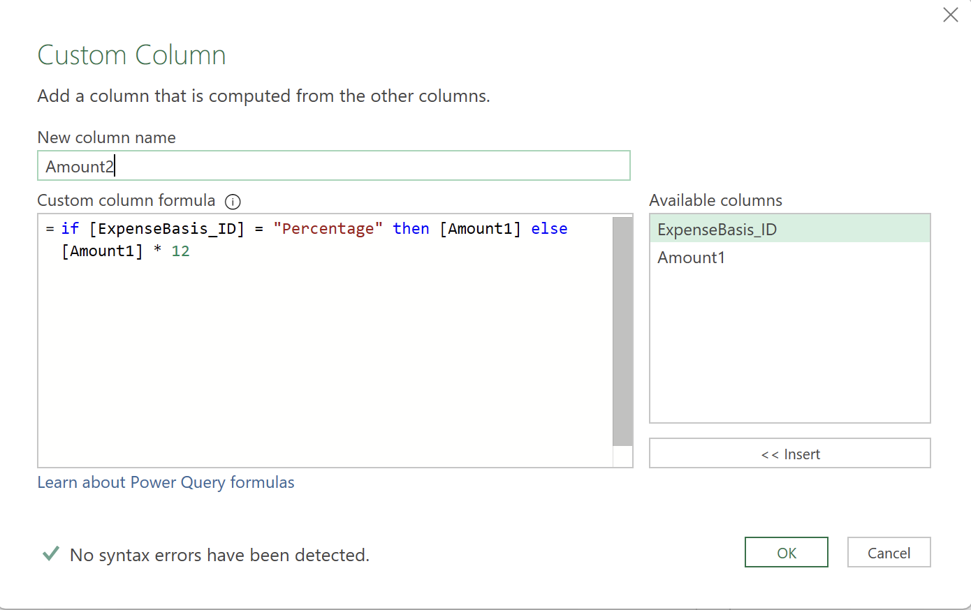 Solved: Power query formula - Microsoft Fabric Community