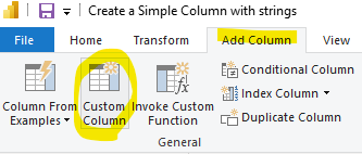 Solved: Create a Simple Column with strings - Microsoft Fabric Community