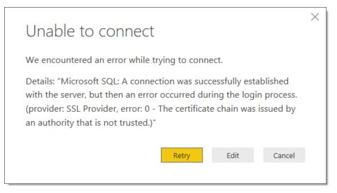 Unable to Connect to SQL Server - Microsoft Fabric Community