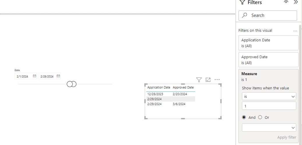 Solved: Filter 2 dates column in 1 table - Microsoft Fabric Community