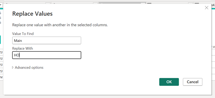 Changing data values in a table - Microsoft Fabric Community