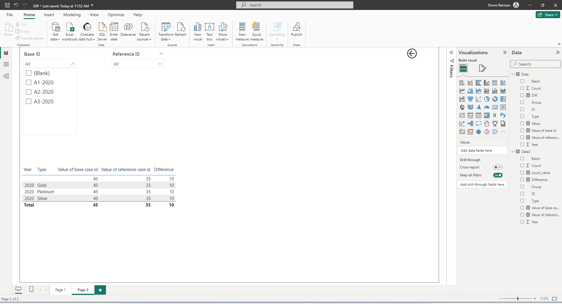 Dynamic Calculation based on the slicer selection - Microsoft Fabric ...