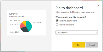 Pin to Dashboard