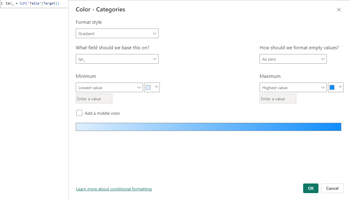 Solved: Can't change units on gradient legend - Microsoft Fabric Community