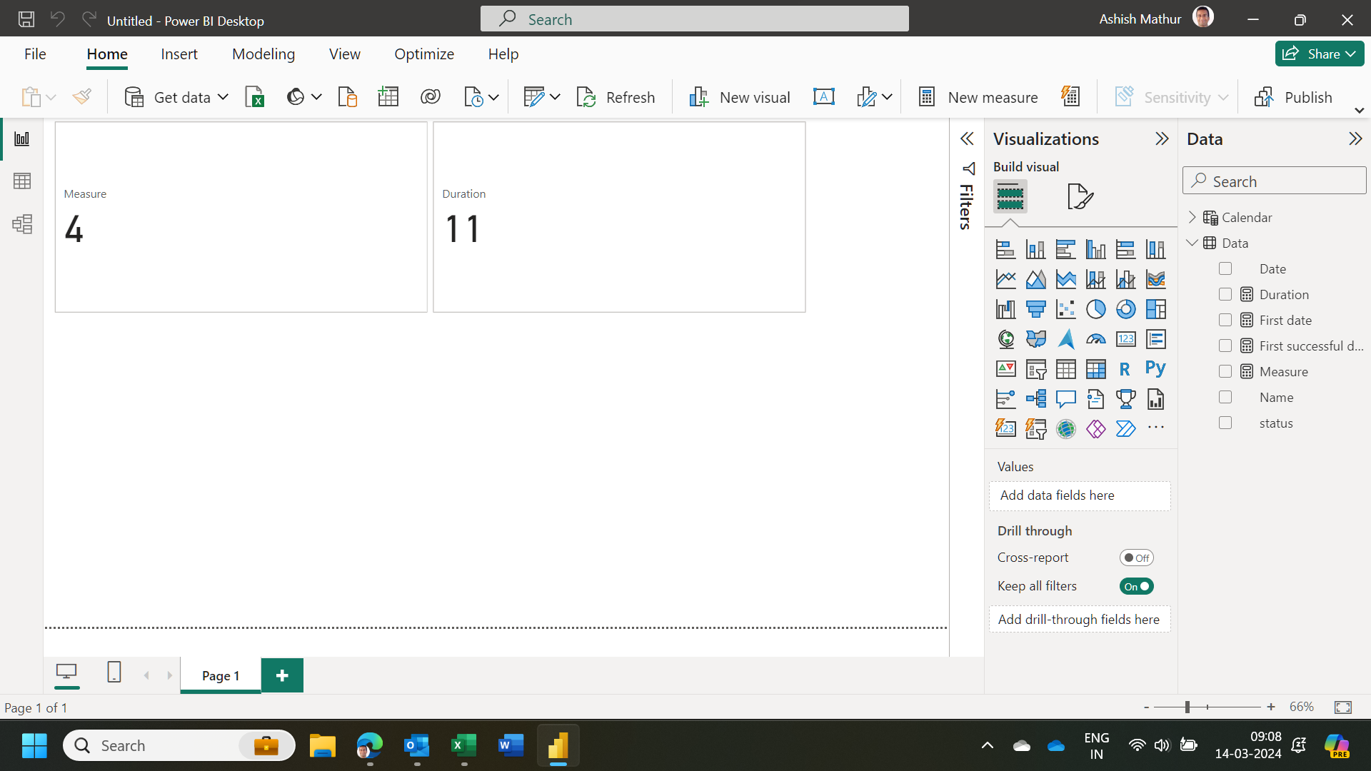 Card Value based on row count - Microsoft Fabric Community