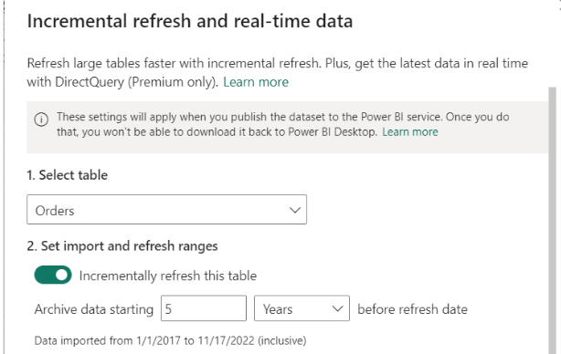 Solved: Incremental Refresh - data being removed from sour ...