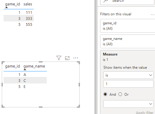 Solved: bidirectional filtering not working - Microsoft Fabric Community
