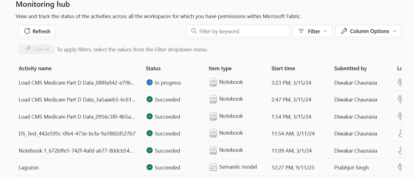 Issue with table creation in Lakehouse - Microsoft Fabric Community