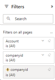 Power BI Filter not working when embedded into D36... - Microsoft ...