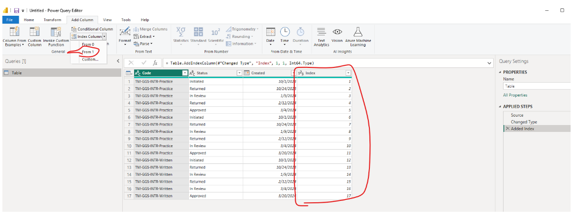 Solved: Create a column which generates revision ID based ...
