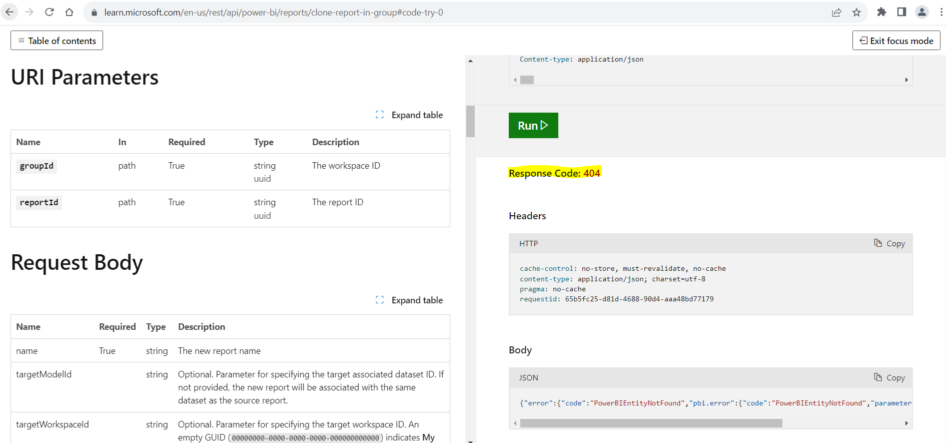 Solved: Power BI Post Rest API failed second time onwards - Microsoft ...