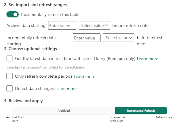 Incremental refresh on Report with auto refresh Da... - Microsoft ...