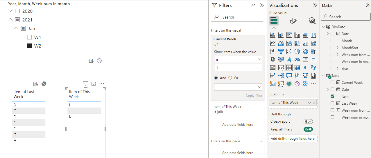 Solved: How to show 'last week data of previous month' aft ...