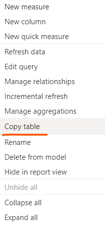 Solved: -Power BI- "Copy table" in Table view doesn't work - Microsoft ...