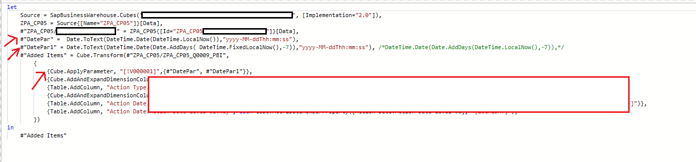Error when Passing parameter for date field - Microsoft Fabric Community