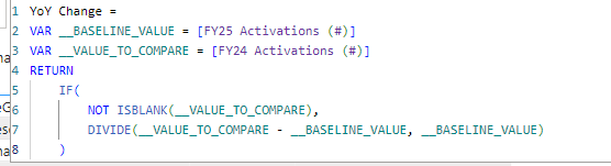 Solved: Percentage Change - Microsoft Fabric Community