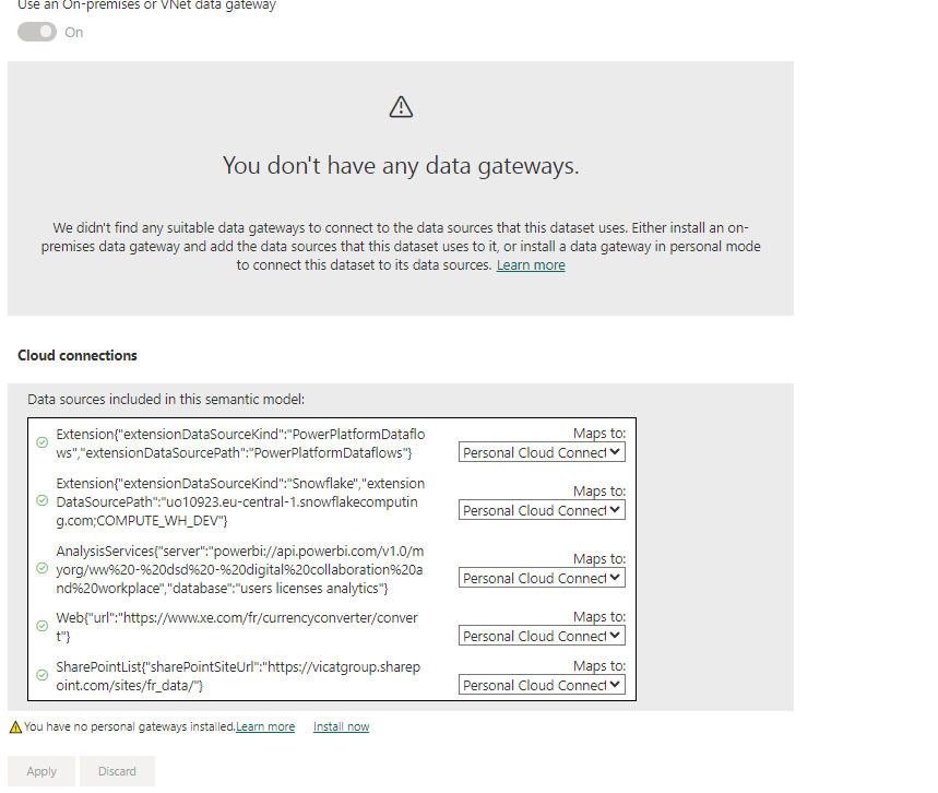 Issue with model semantic refresh and Personal Gat... - Microsoft ...