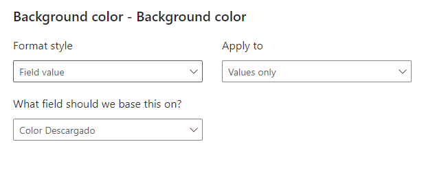 Solved: Row Background - Conditional formatting color - Microsoft ...