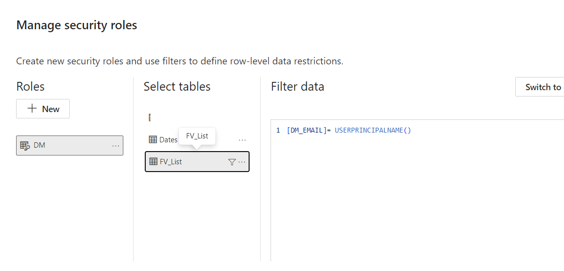 Solved: filter data based on user email - Microsoft Fabric Community
