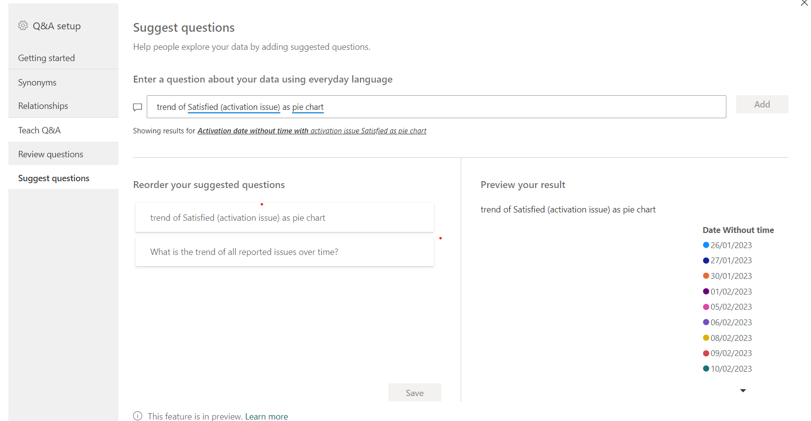 Need help With QA visual - Microsoft Fabric Community