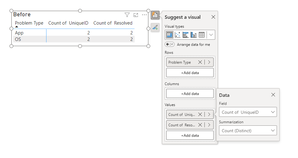 Solved: Filtering columns in a Matrix - Microsoft Fabric Community
