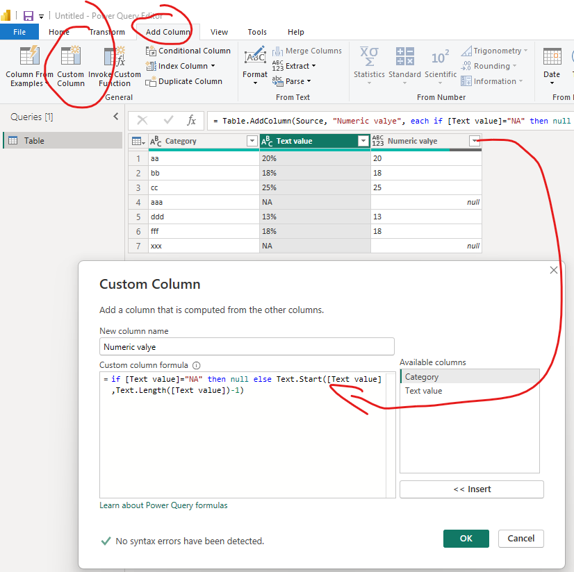 Solved: Background color for a column having values with d ...