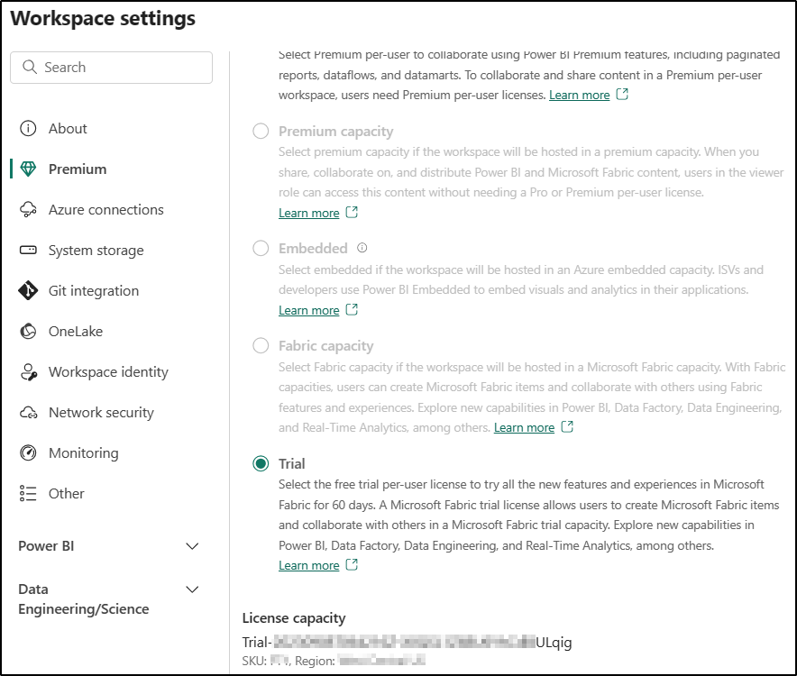 Synapse Data Engineering not displayed in Fabric h... - Microsoft ...
