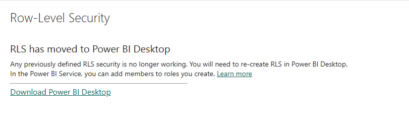 Using RLS in Desktop - Microsoft Fabric Community