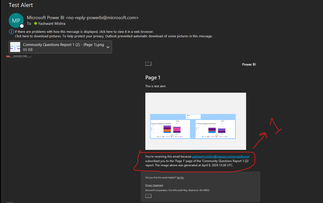 Report Subscription Alert Customization - Microsoft Fabric Community