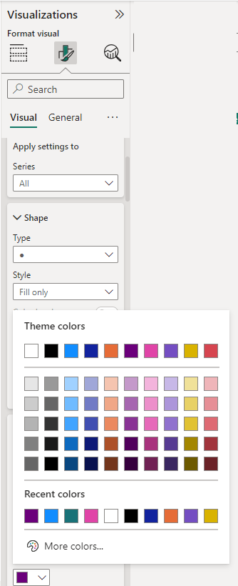 Conditional formatting in the scatter chart fx dis... - Microsoft ...