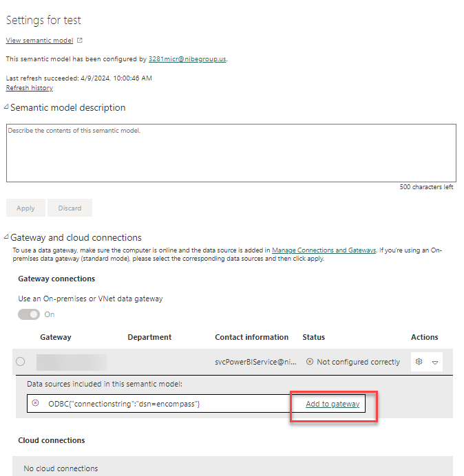 Solved: Problems with Gateway connection - Microsoft Fabric Community