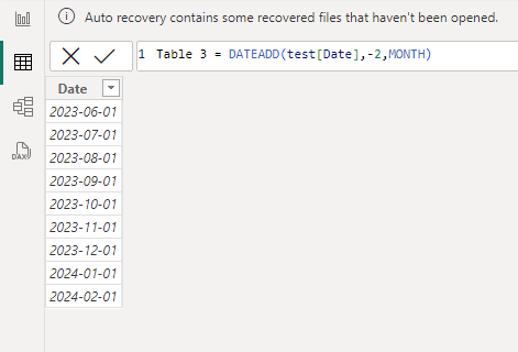 Solved: DATEADD based on max date - Microsoft Fabric Community