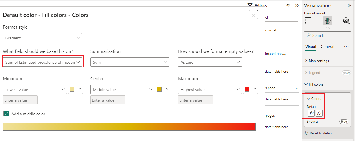 Solved: plot map with value legend - Microsoft Fabric Community