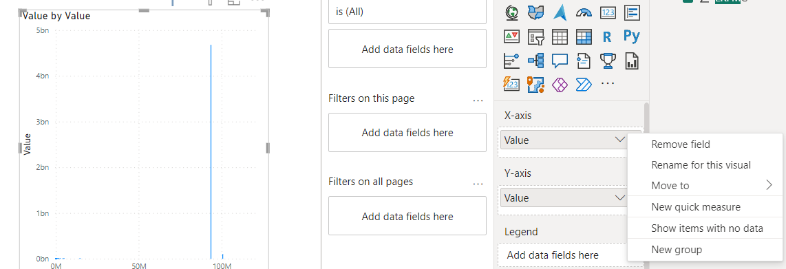 Solved: Dont summarise charts - Microsoft Fabric Community