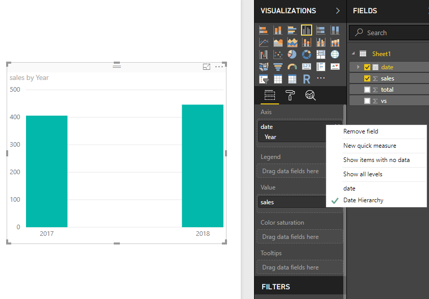 Solved: Visualization of sales by year - Microsoft Fabric Community