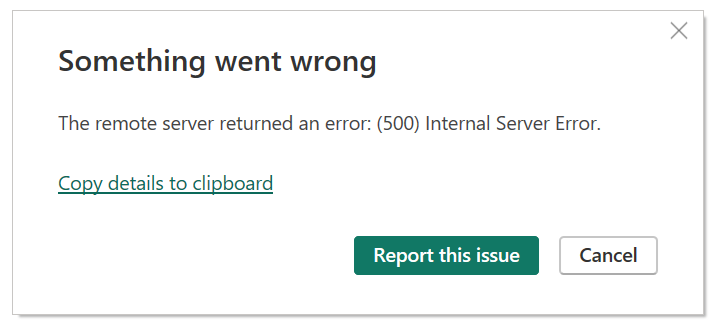 Solved: Unable to Connect Power BI Desktop Reports to Publ ...